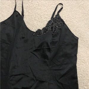 Body Chic Embellished Satin Cami